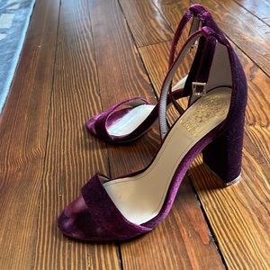 Vince Camaro velvet pink heels